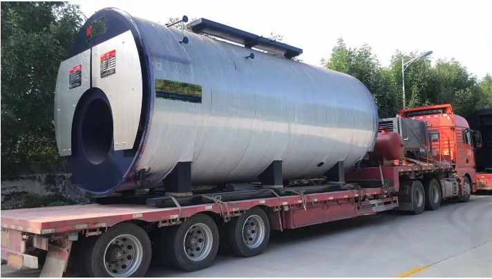 新鄉製造的力量-發貨湖北黃石燃油燃氣鍋爐10噸（dūn）
